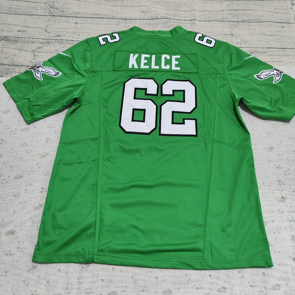 NFL Philadelphia Eagles #62 Kelce Green Jersey - Picture 2 of 8